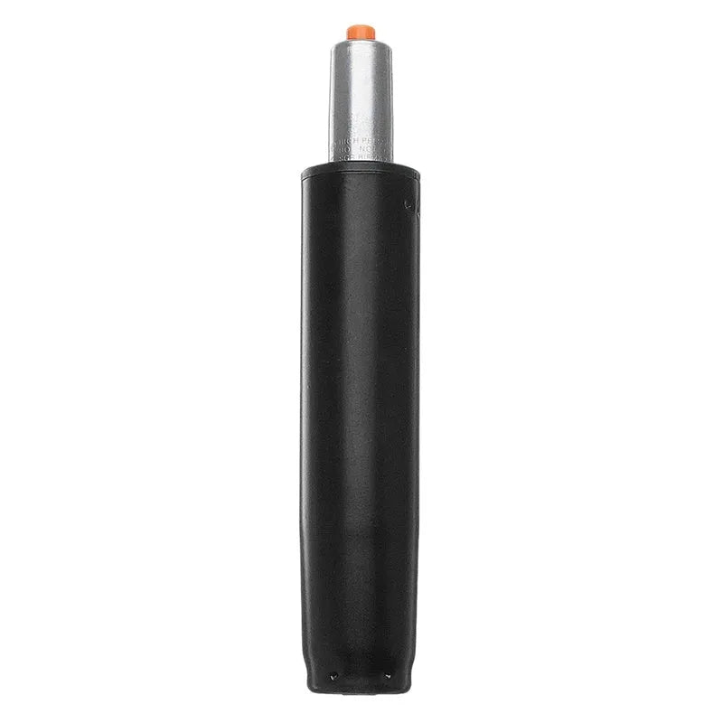 A metal gas spring assembly for a lift chair, shown in electroplated and black paint finish options.