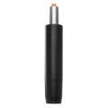 A metal gas spring assembly for a lift chair, shown in electroplated and black paint finish options.