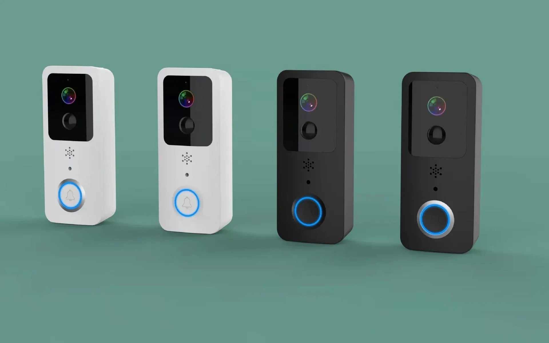 Smart home visual doorbell intercom with HD camera and wireless design