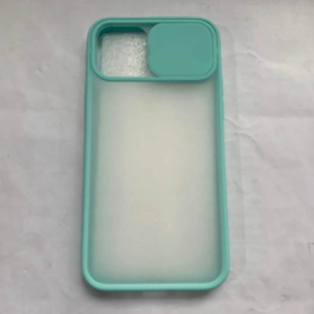 Frosted surface silicone mobile phone case with camera protection for iPhone models