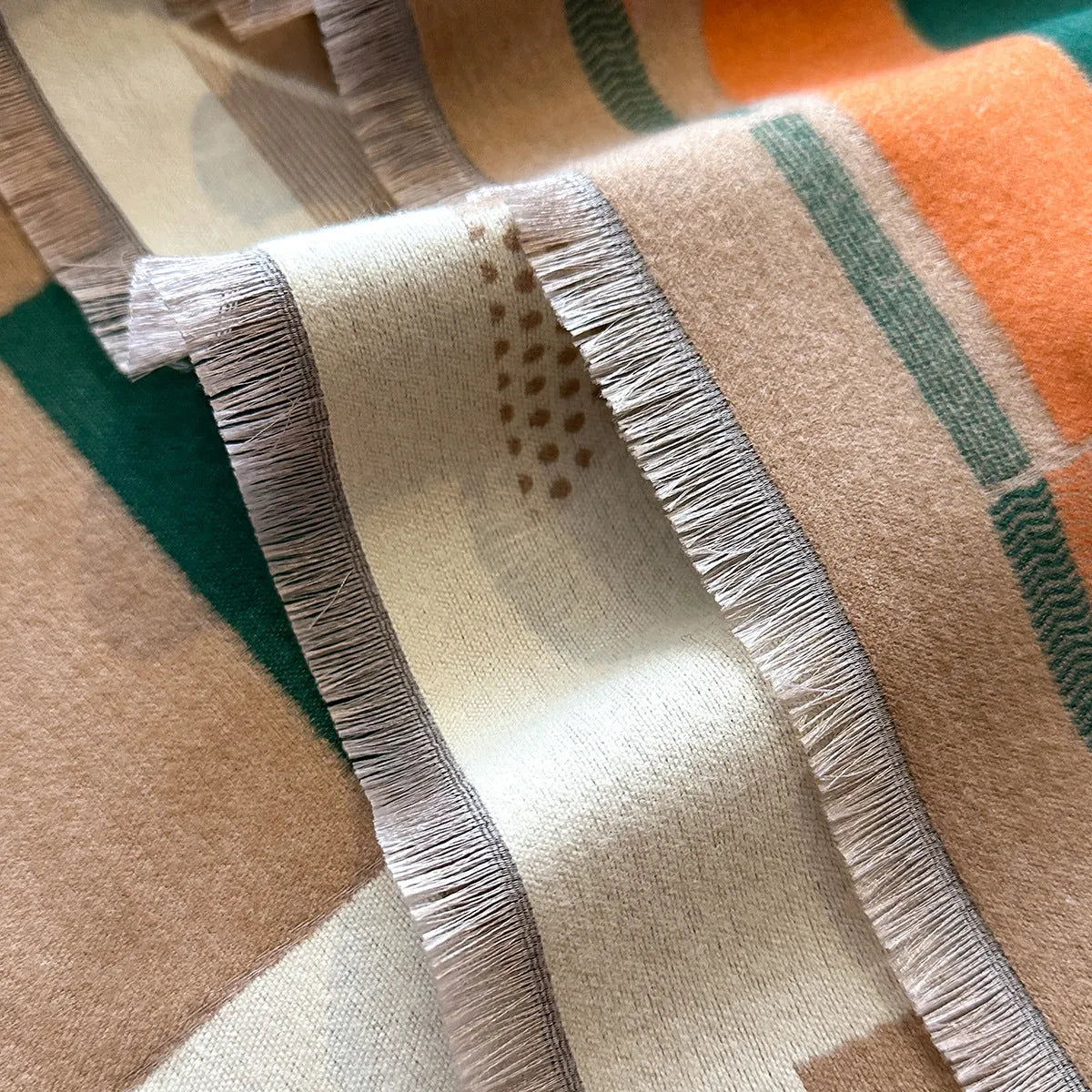 185x65cm European style autumn shawl scarf in imitation cashmere fabric showing colour options