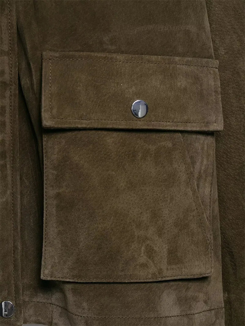 Women's PU leather jacket in regular fit with Asian sizing options