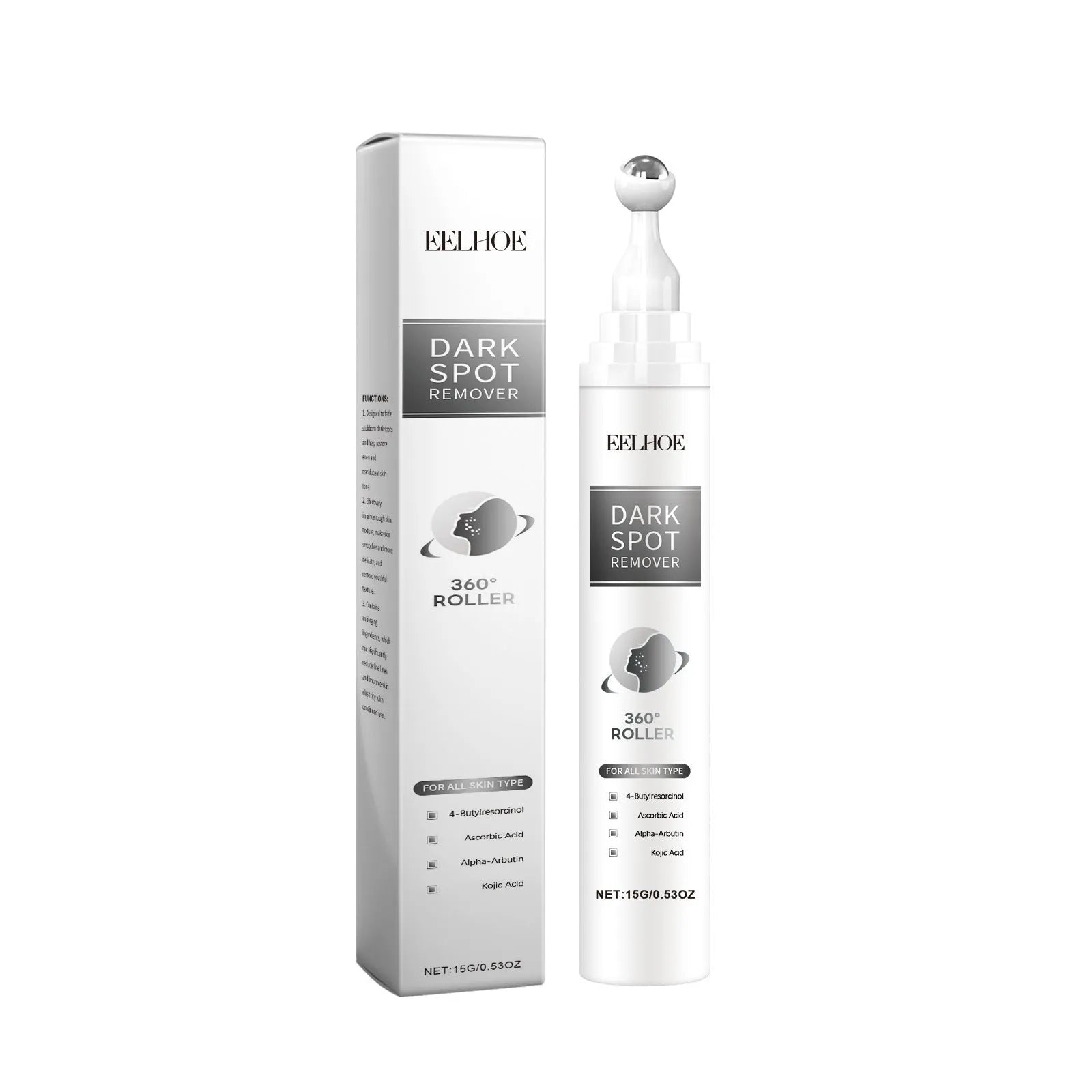 15g facial essence cream in packaging with jojoba oil and brightening ingredients