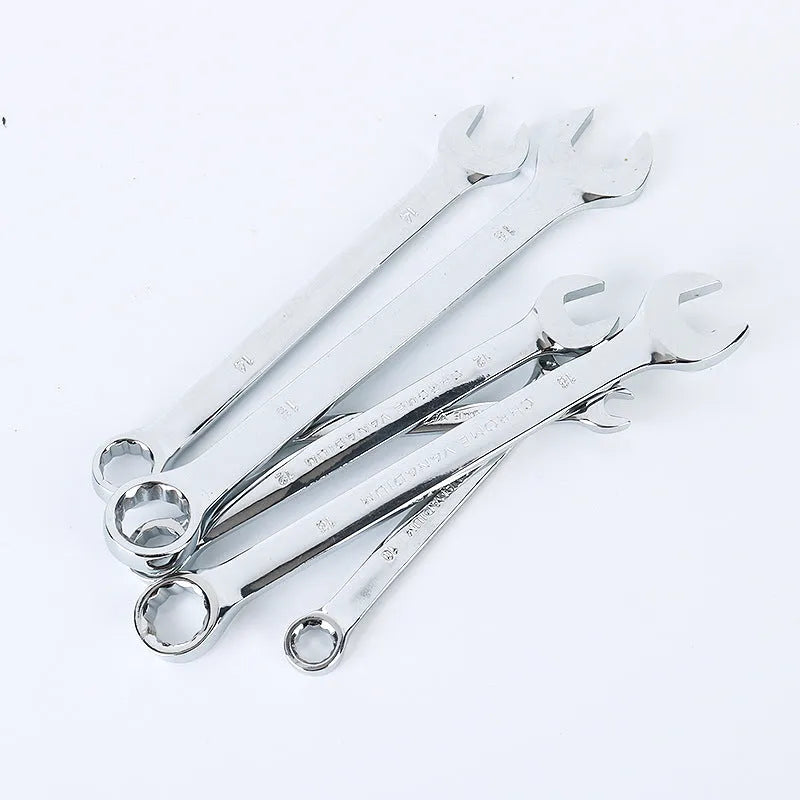 61-piece chrome vanadium steel auto repair socket and wrench set in a carrying box