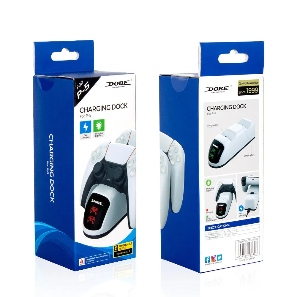 USB contact charger with LED breathing light indicator and portable handle in ABS plastic