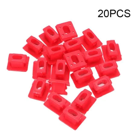 Pack of 10 black plastic BMW interior door trim panel snap clip fasteners