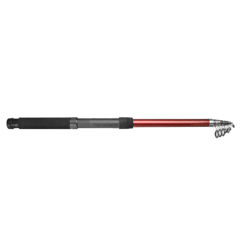 White LED fishing rod light on telescopic pole with remote controller for outdoor use