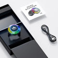 Small square Bluetooth LED atmosphere lamp with voice control and polar light effects