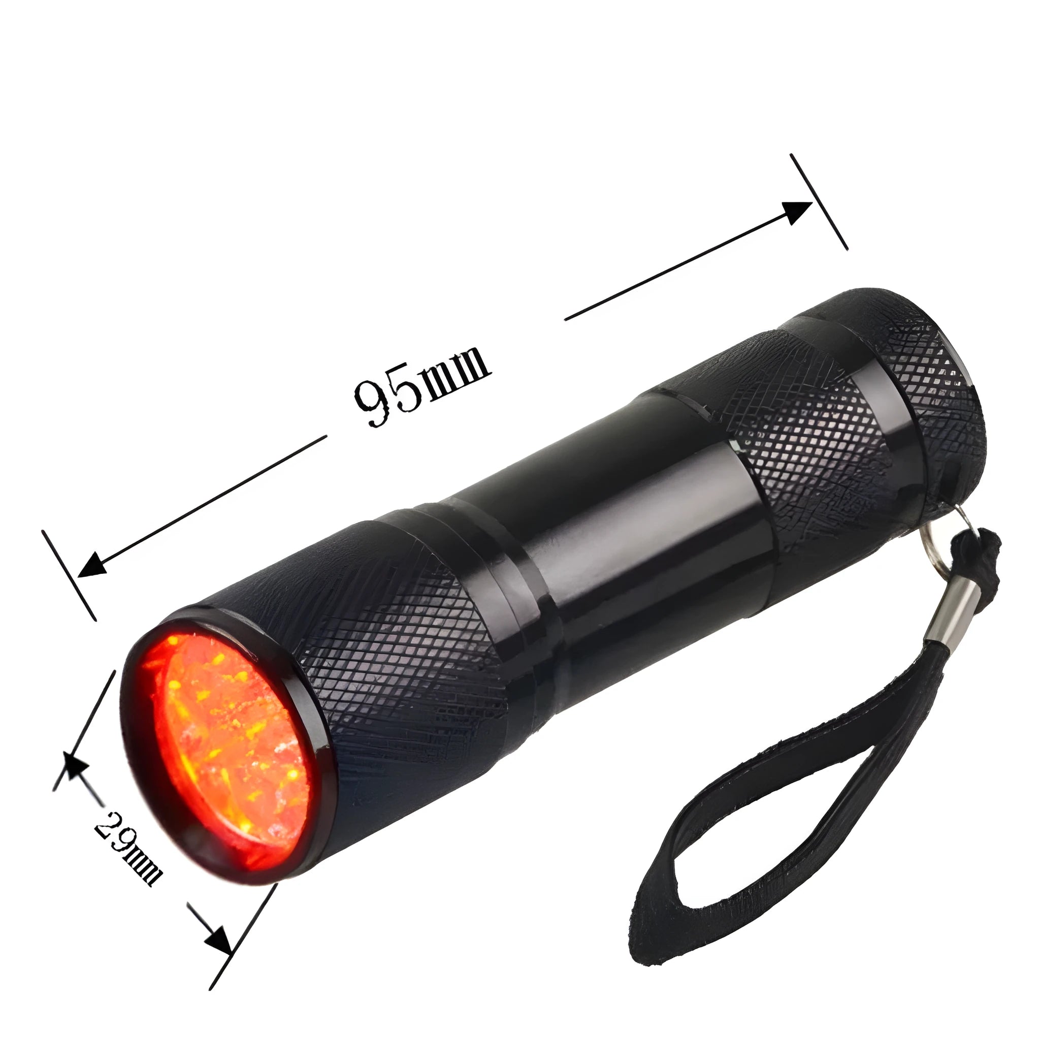Black aluminium alloy Smart Vein Locator medical device for phlebotomy.