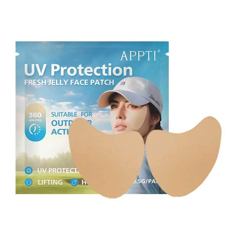 UV protection outdoor sports eye mask sunscreen in packaging showing 5ml pairs