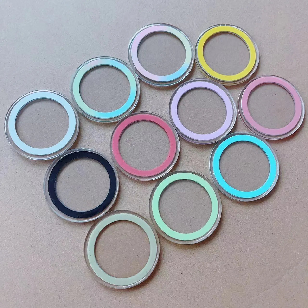 Pure black epoxy resin magnetic suction cup phone bracket with magnetic ring for car or desk mounting