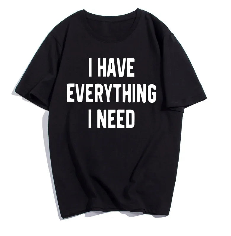Cotton T-shirts for couples with love print in black and white, size S to 3XL