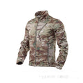 Men's camouflage fleece coat in Scorpion All Terrain pattern for outdoor mountaineering and combat clothing