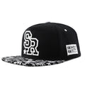 Cotton baseball cap with embroidered letter detail in adjustable size