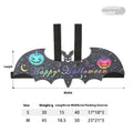 Halloween costume for cats featuring bat wings, made from felt, shown in various colours.