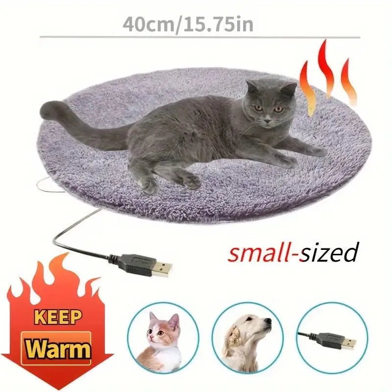40cm three-speed constant temperature cat electric blanket in cloth, available in seven colours for pet beds and cages