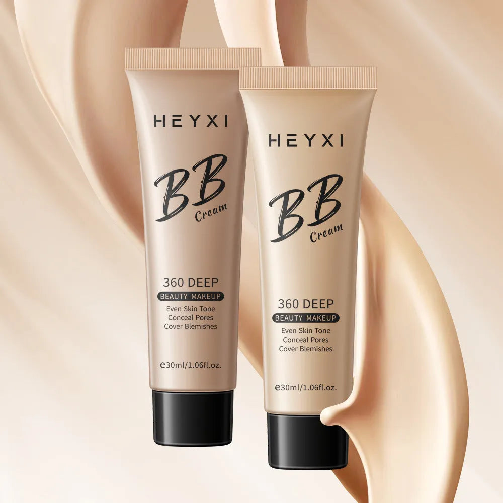 Waterproof sweat-resistant BB cream in four shade options 01 02 03 04