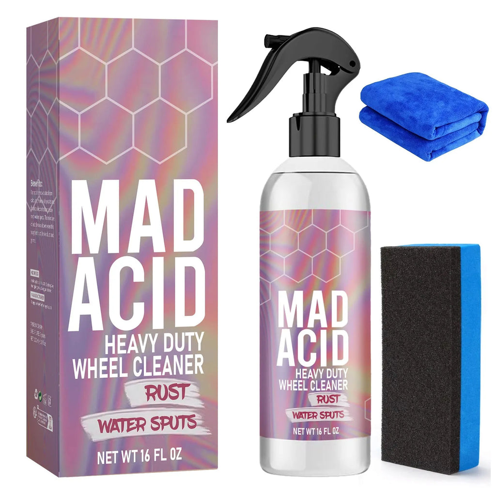 Tyre cleaner foam decontamination and polishing 120ml with towel and sponge brush