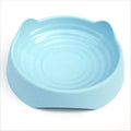 Ceramic dog slow feeder bowl with maze design in blue green or pink for small and large breeds