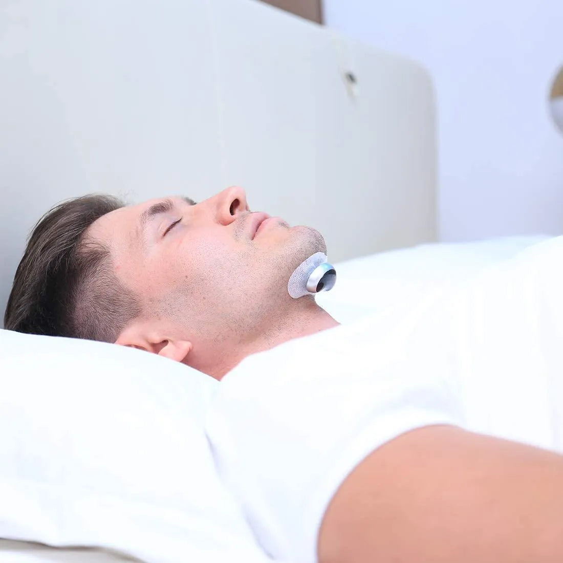 Smart Anti Snoring Device Electronic Muscle Stimulator Pro YA4300 under chin