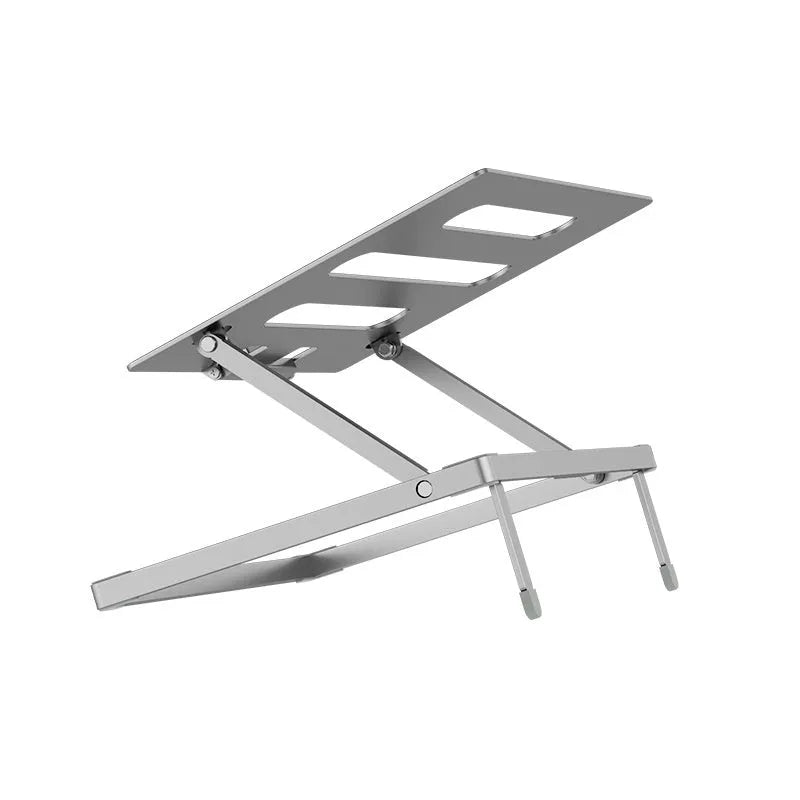 Aluminium alloy folding notebook cooling rack shown in ordinary style colour