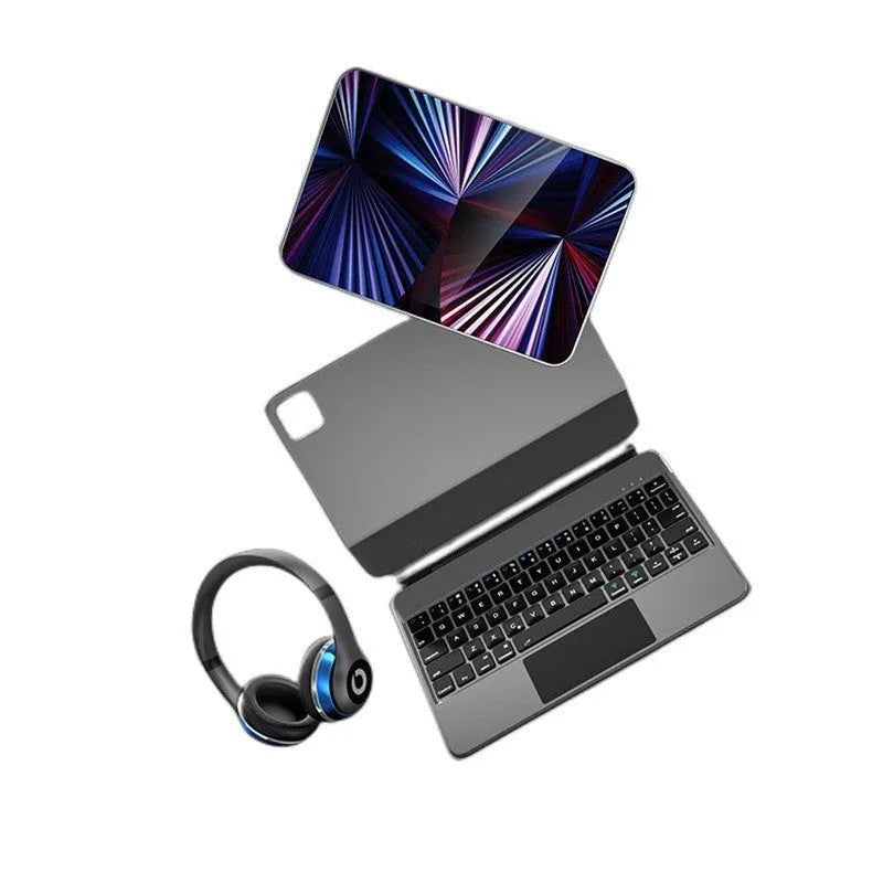 11-inch Bluetooth keyboard with magnetic protective cover for iPad tablets in five colour options