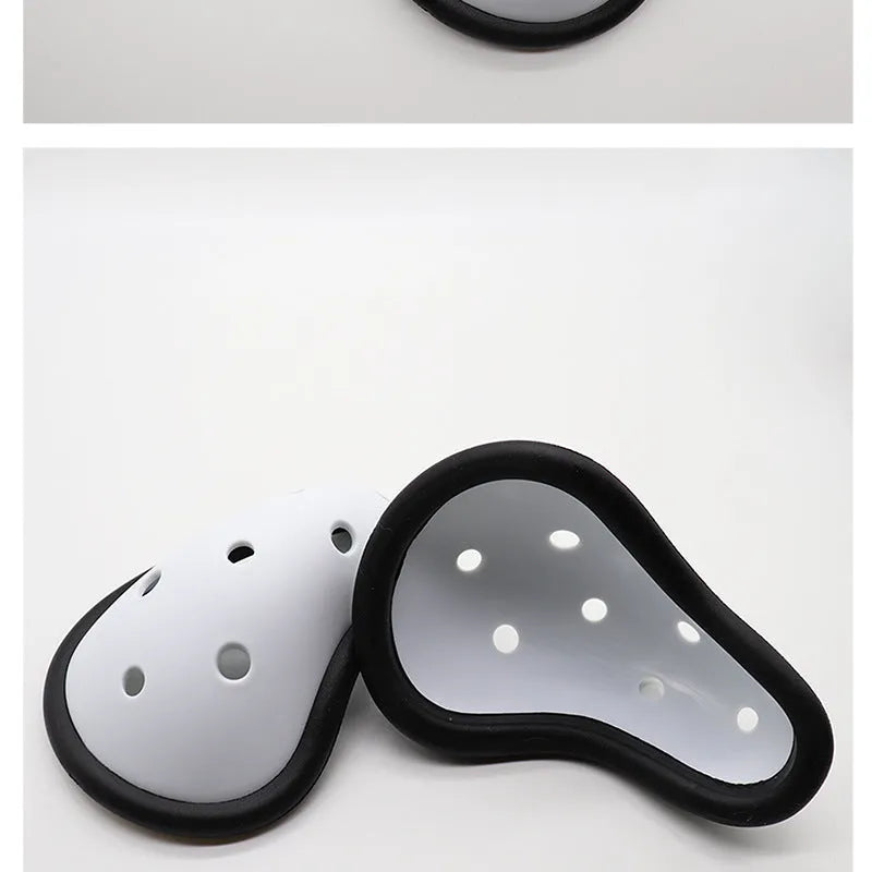 Rubber genital protector for boxing Sanda taekwondo rugby hockey sports in adult and children sizes