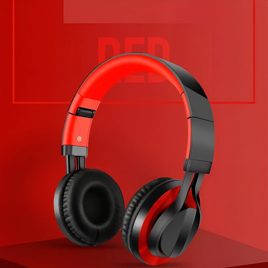 Wired head-mounted karaoke headphones with microphone in black colour option