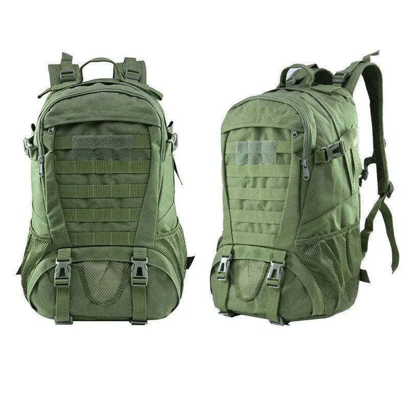 Oxford cloth mountaineering backpack in camouflage colour with air pillow belt system