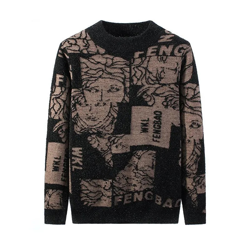 Women's mink velvet round neck long sleeve thick pullover in slim fit, colours include grey black and wood apricot