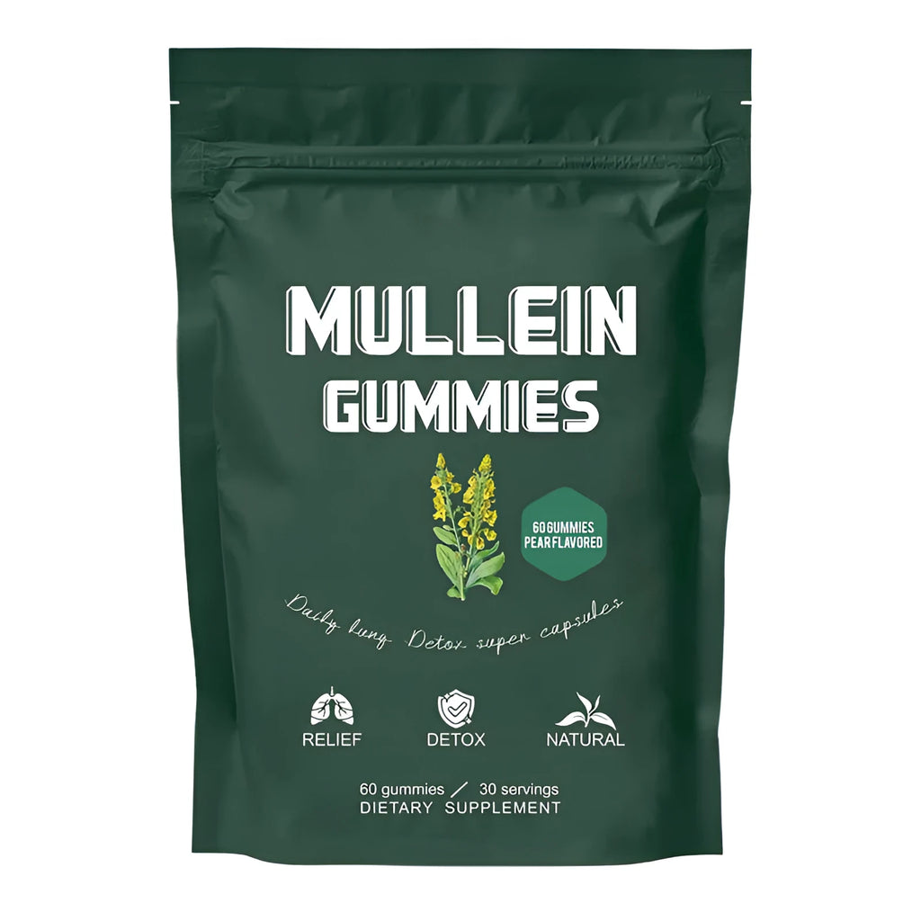 Mullein Gummies 60 pieces in fruit gummy format soft candy