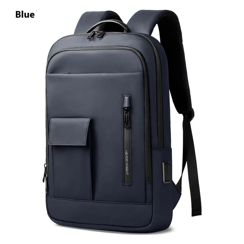 Men's Oxford cloth backpack in lightweight cross-border fashion style with sewing line detailing