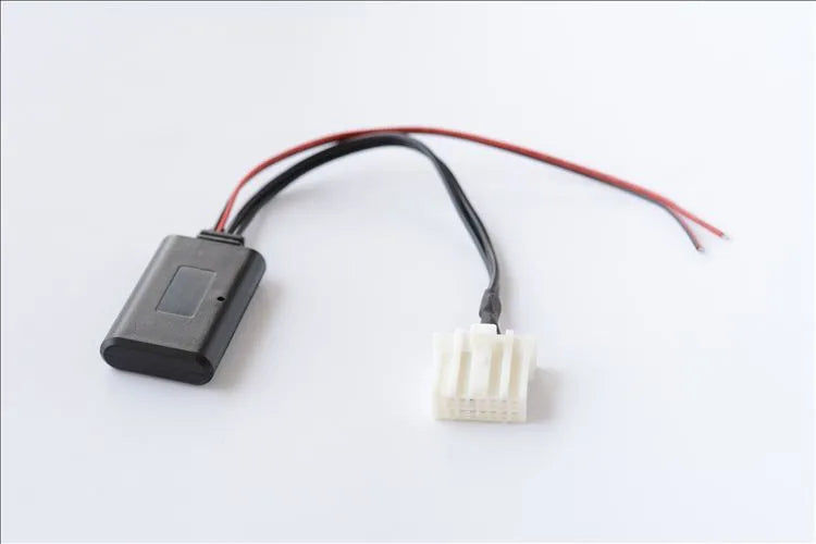 Mazda Bluetooth audio adapter cable for connecting smartphones to 2006 and later Mazda car stereos.