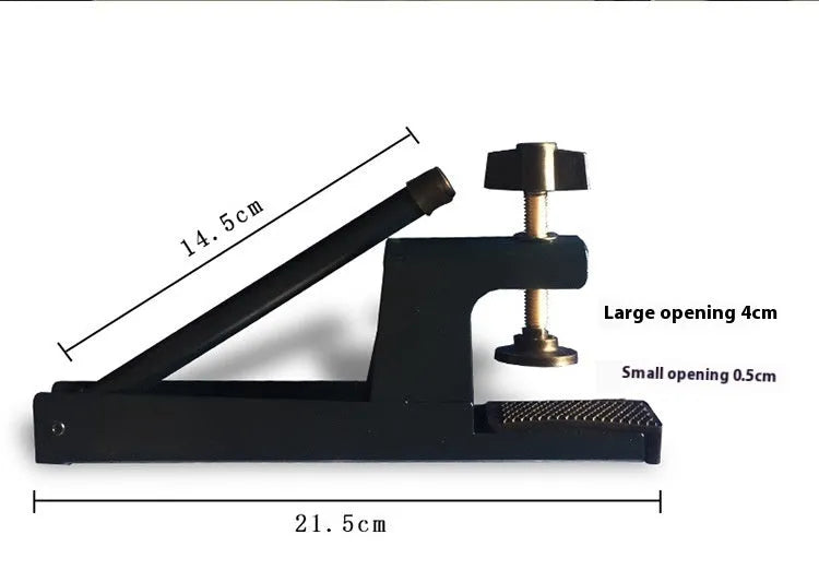 Table tennis post set with thickened ball column, universal large clip, and indoor open grid frame components