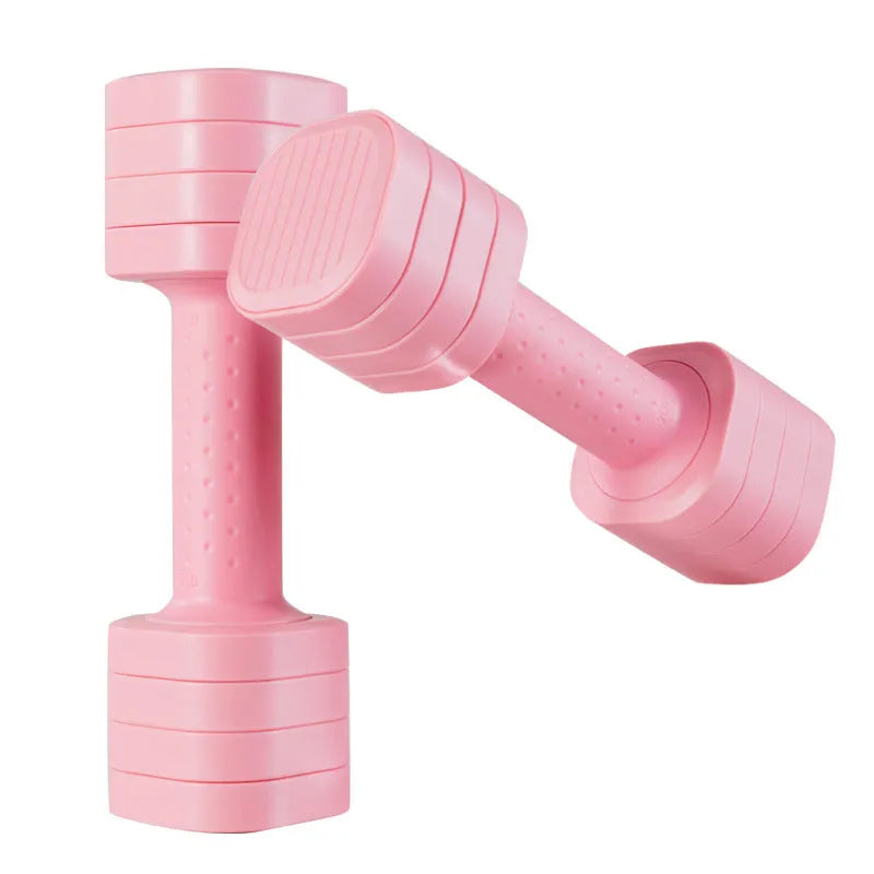 Detachable women's dumbbell set in four colour options with 5lb weight specification