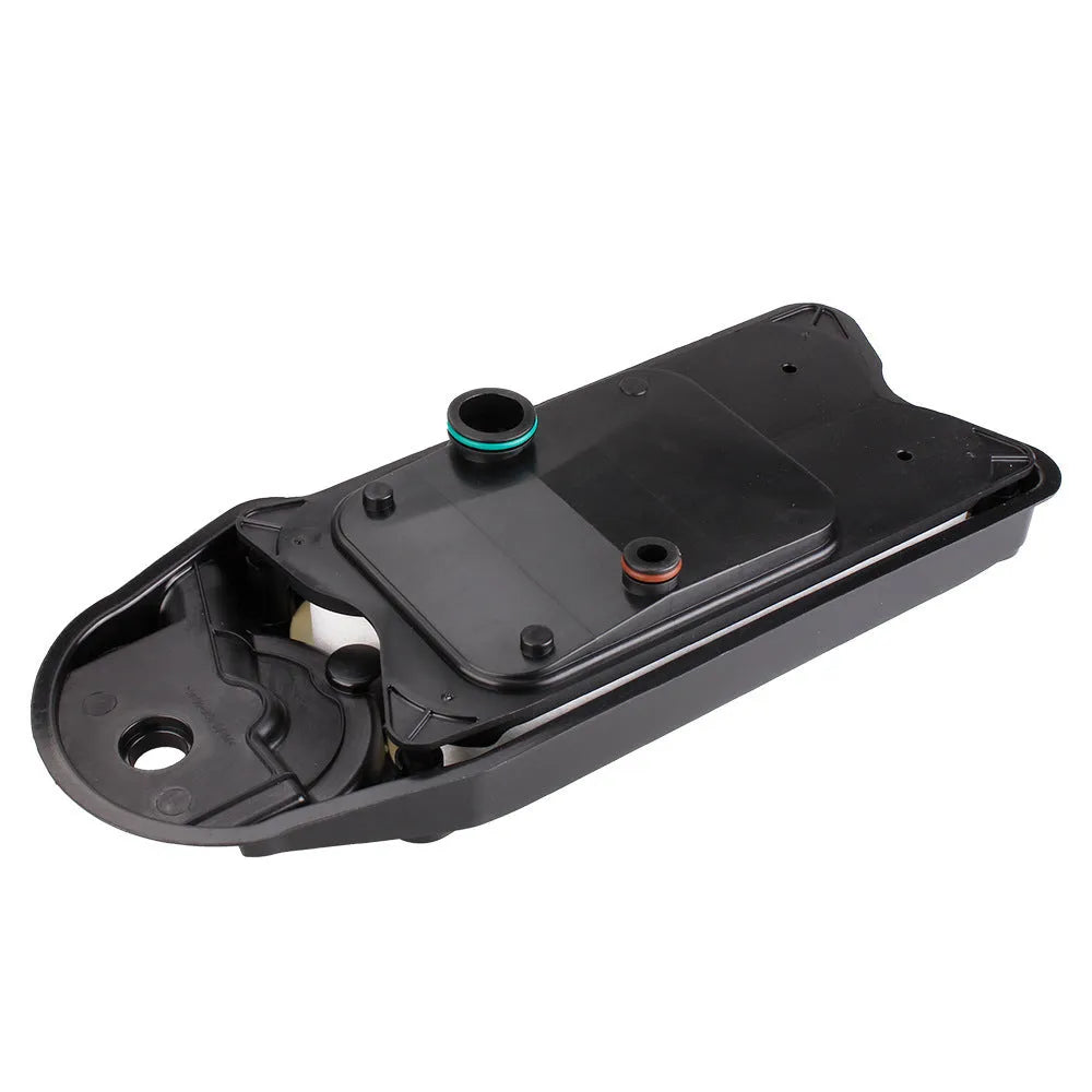 Black automotive crankcase ventilation filter for Ram 2500 3500 5500 6.7l Cummins engines