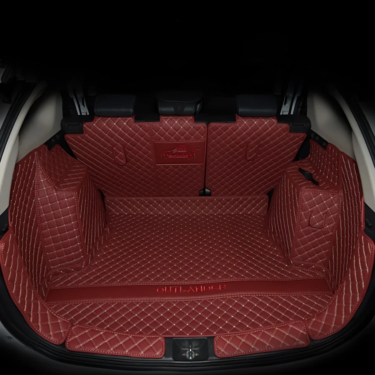 Tailored non-slip boot liner for Mitsubishi Outlander with 3D edging in a two-tone colour option.