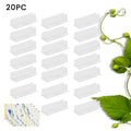 Sticky wall-mounted plastic cable bracket set for punch-free bedroom bedside data cable organisation