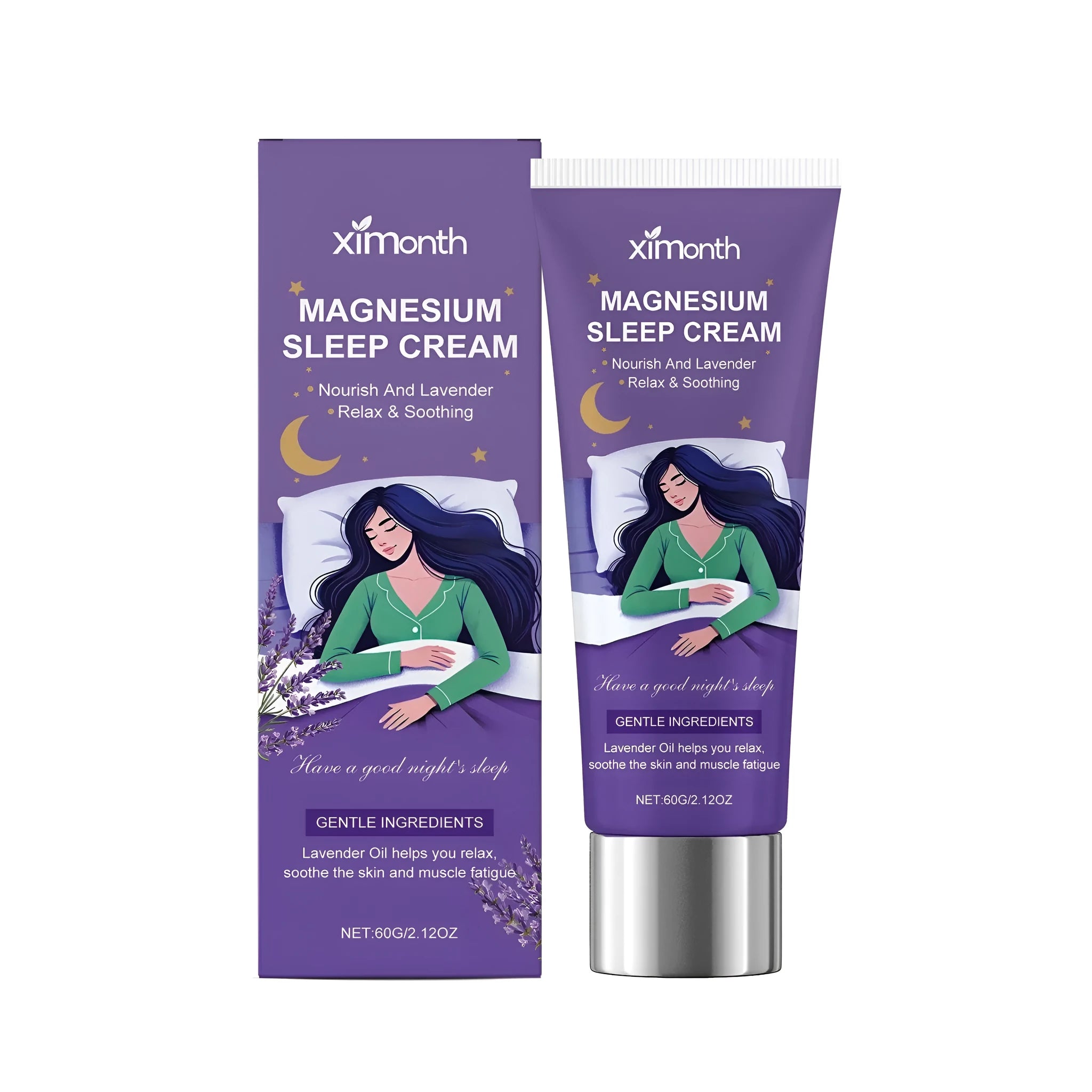 60g tube of Body Soothing Magnesium Cream with lavender oil and magnesium sulfate