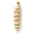 Golden blonde chemical fibre wig in three length options for women
