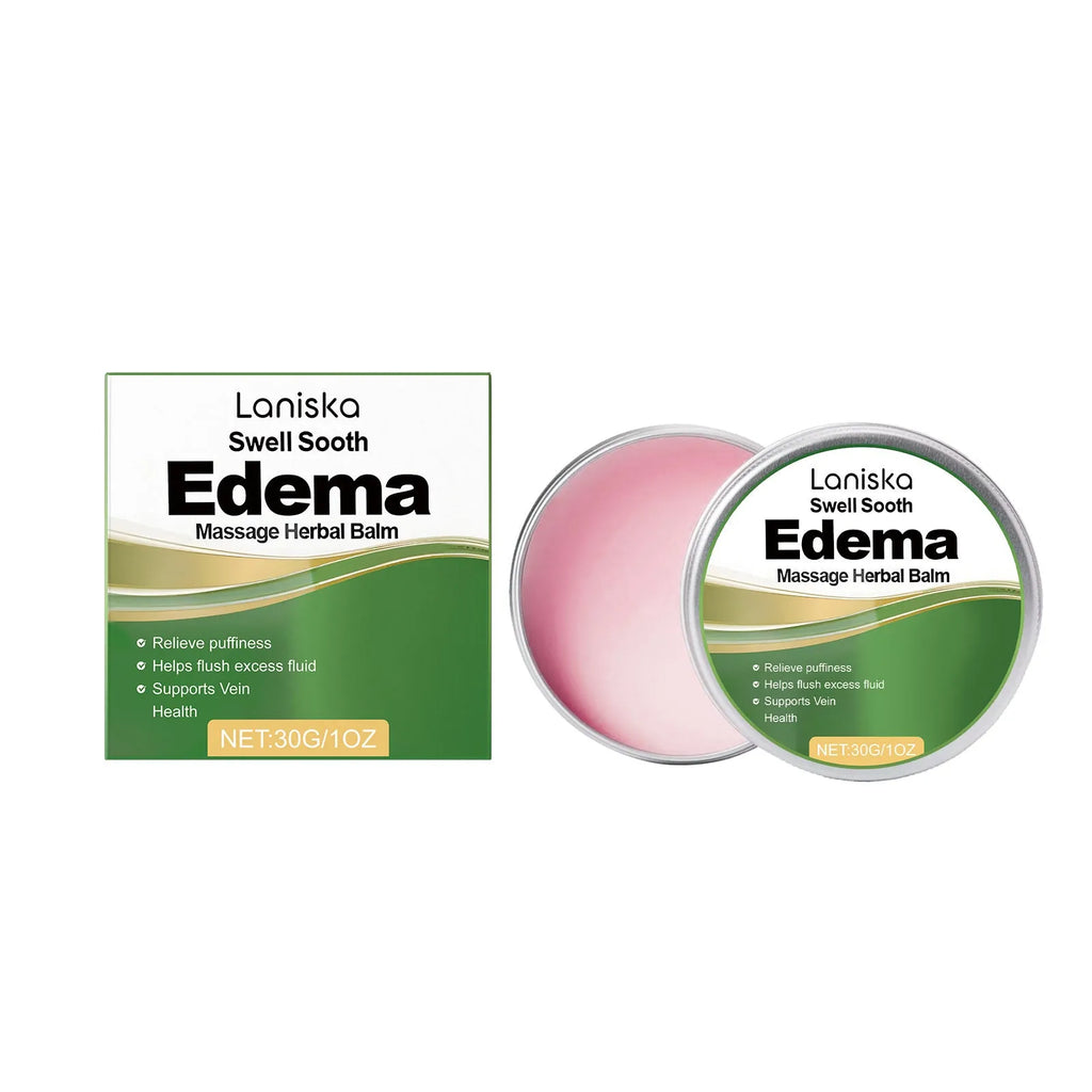 Tube of leg care herbal cream 30g with herbal ingredients list