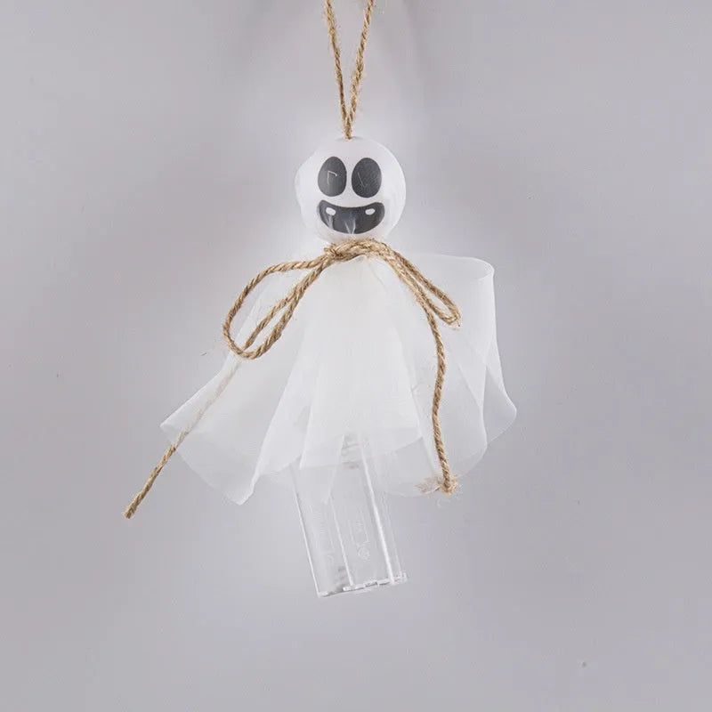 Halloween LED lighting chain with colourful ghost lights for venue decoration