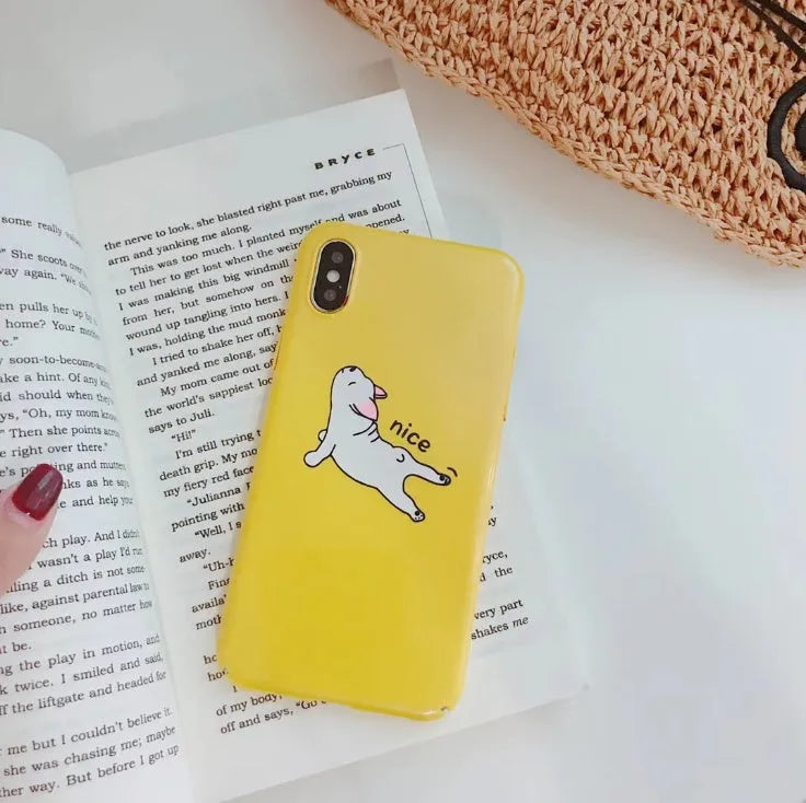 Cartoon giraffe phone case in soft TPU silicone for iPhone XR XS Max X 6 6S 7 8 Plus and other models