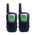 Child's handheld walkie talkie with 22 channels and multiple colour options
