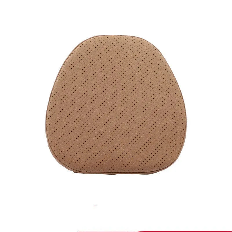 Volvo car headrest neck pillow with lumbar support cushion in minimalist design