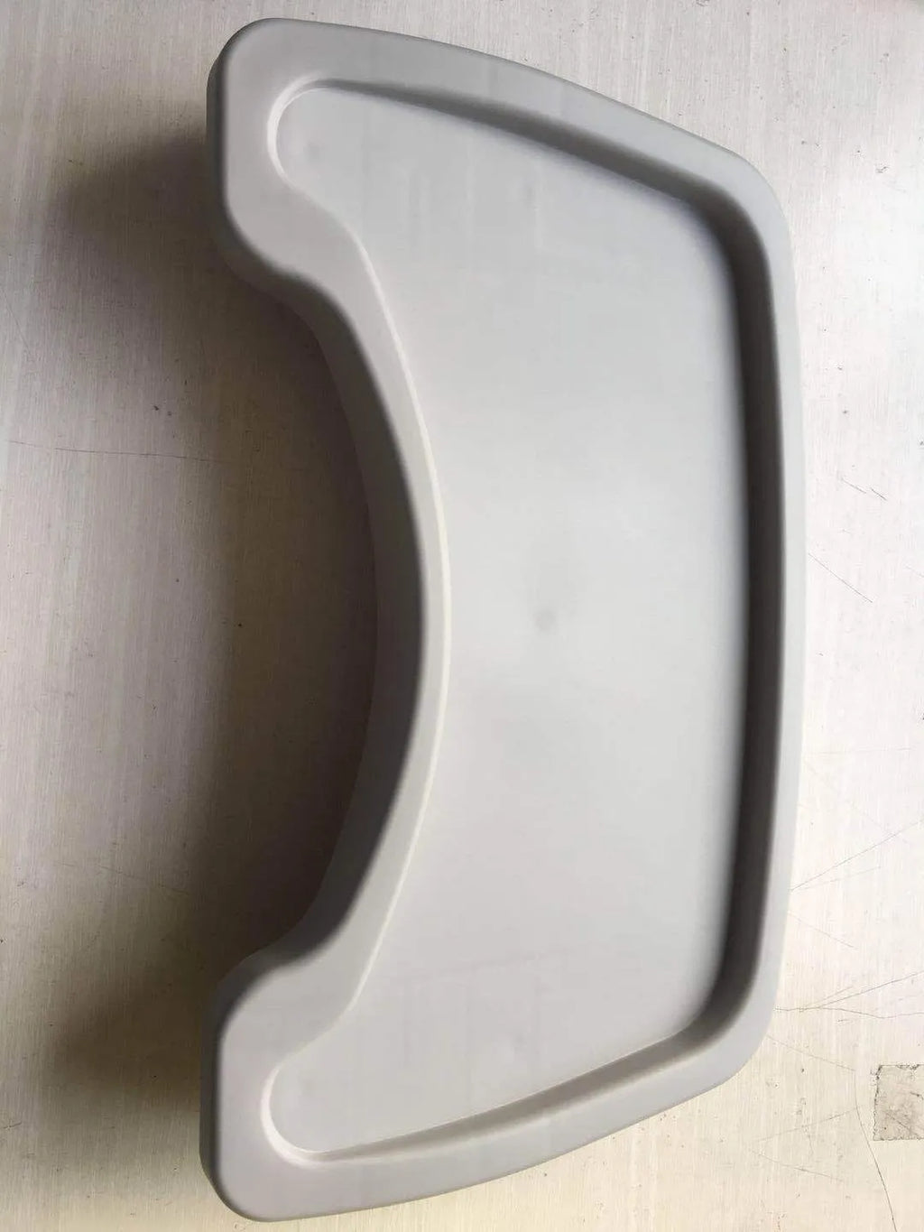 Plastic KFC-style baby dining chair with dinner plate, seat cushion and pulley accessories