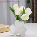 European-style white porcelain ceramic vase in pink, red, light green or white colours