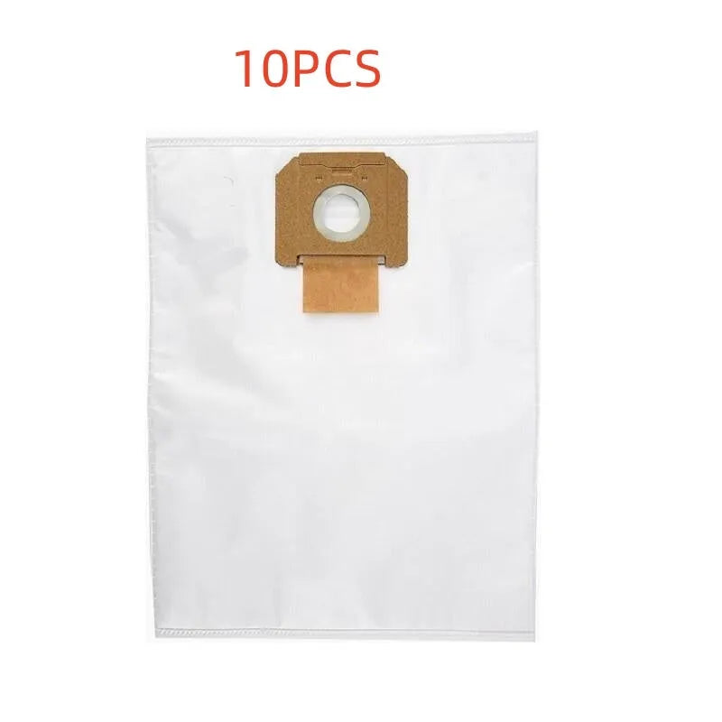 Transparent non-woven vacuum cleaner dust bag, 1pc or 10pcs set, for areas over 150 square metres