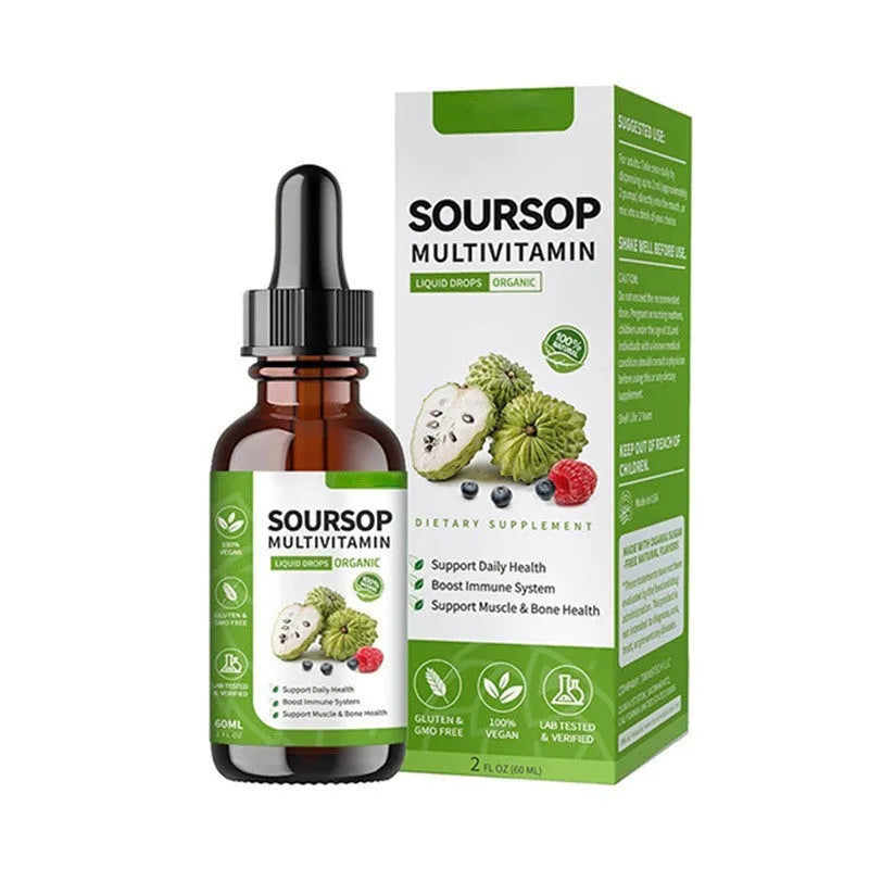 Bottle of prickly fruit and lychee flavoured edible care drops, 60ml net content.