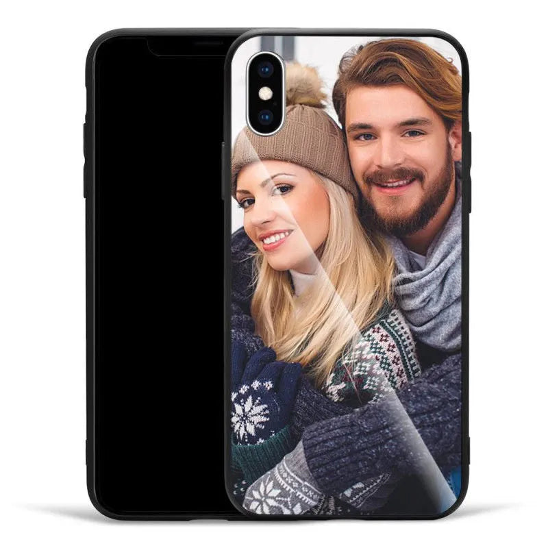 A slim, patterned phone case compatible with various Apple iPhone models, showing a raised edge around the camera.
